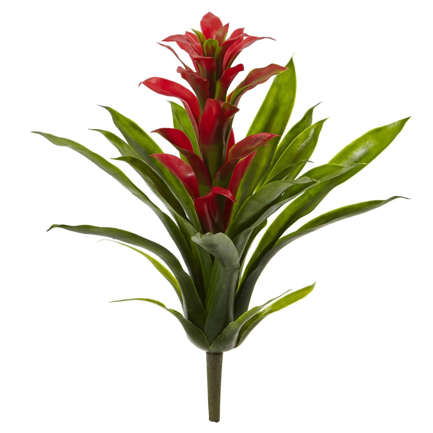 15” Artificial Bromeliad Flower (Set of 4)