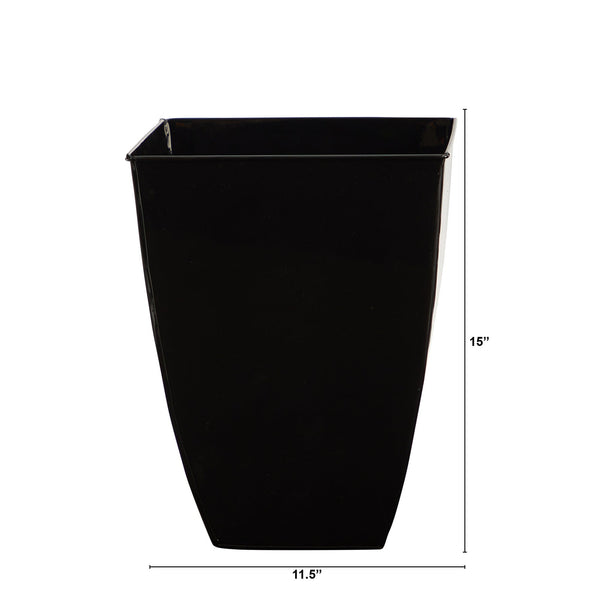 15” Square Tin Planter