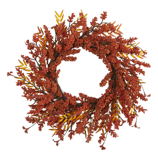 18” Harvest Berry Artificial Wreath