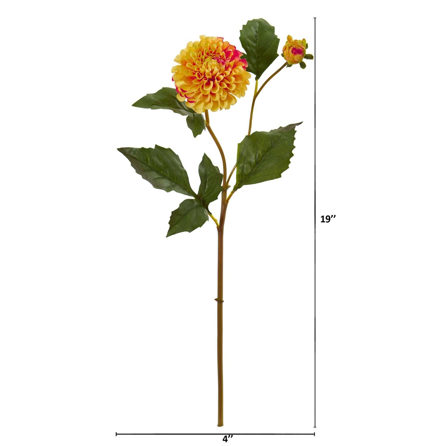 19” Dahlia Artificial Flower (Set of 6)