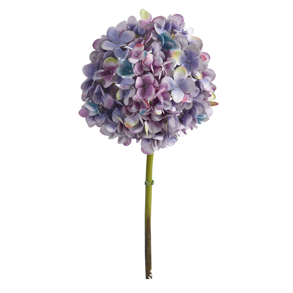 19” Artificial Hydrangea Flower (Set of 3 Silk Flower Stems)