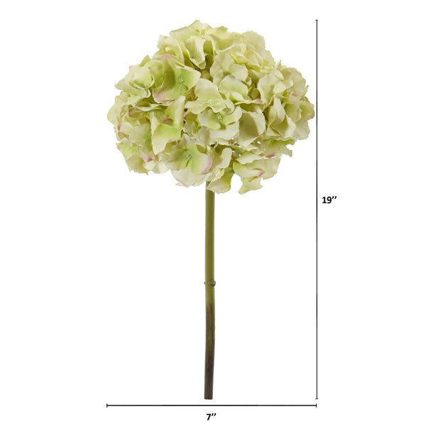 19” Hydrangea Artificial Flower (Set of 6)