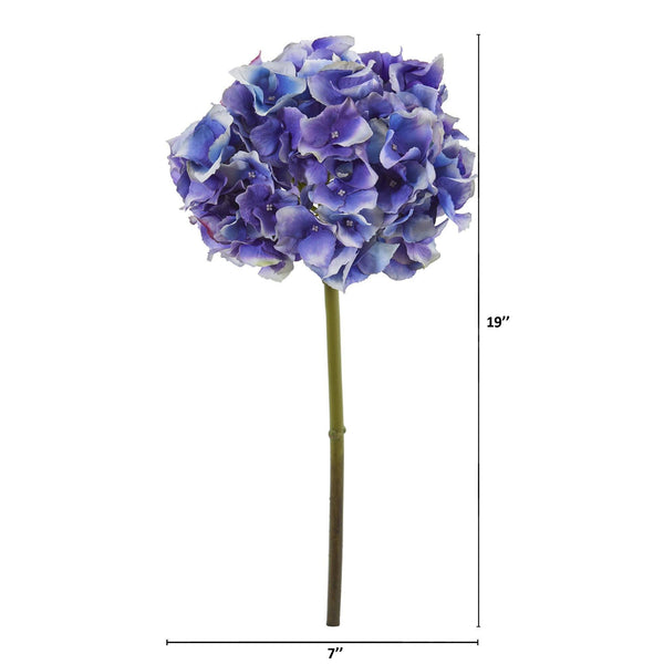 19” Hydrangea Artificial Flower (Set of 6)