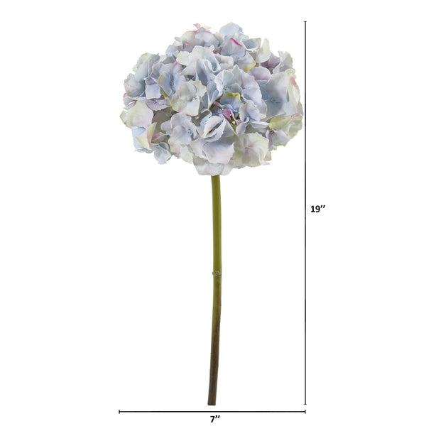 19” Hydrangea Artificial Flower (Set of 6)