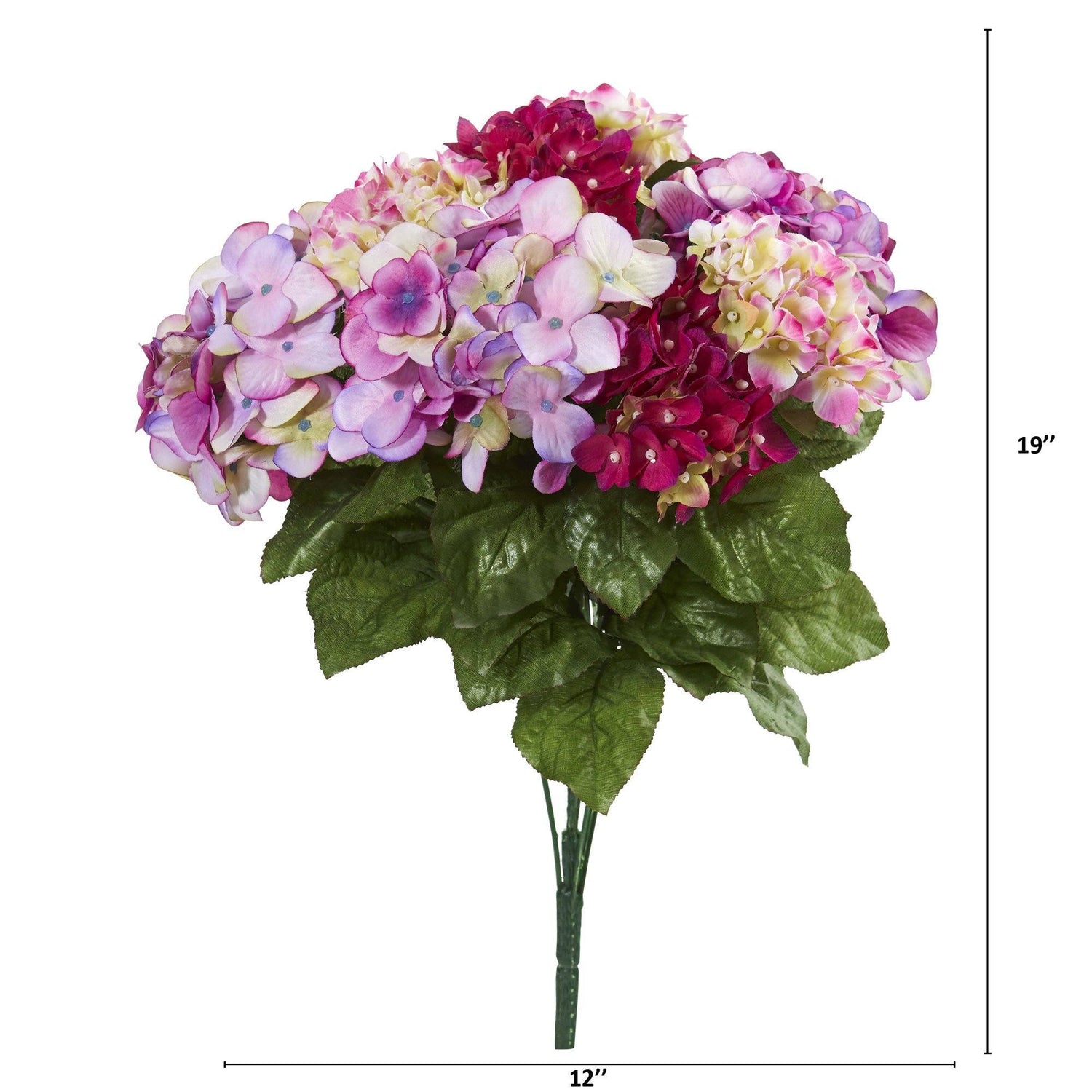 19” Hydrangea Artificial Plant (Set of 3)