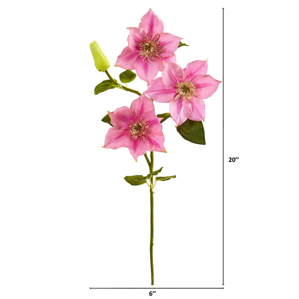 20” Artificial Flower Spray (Set of 6)