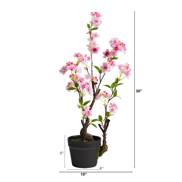 2.5’ Cherry Blossom Artificial Plant