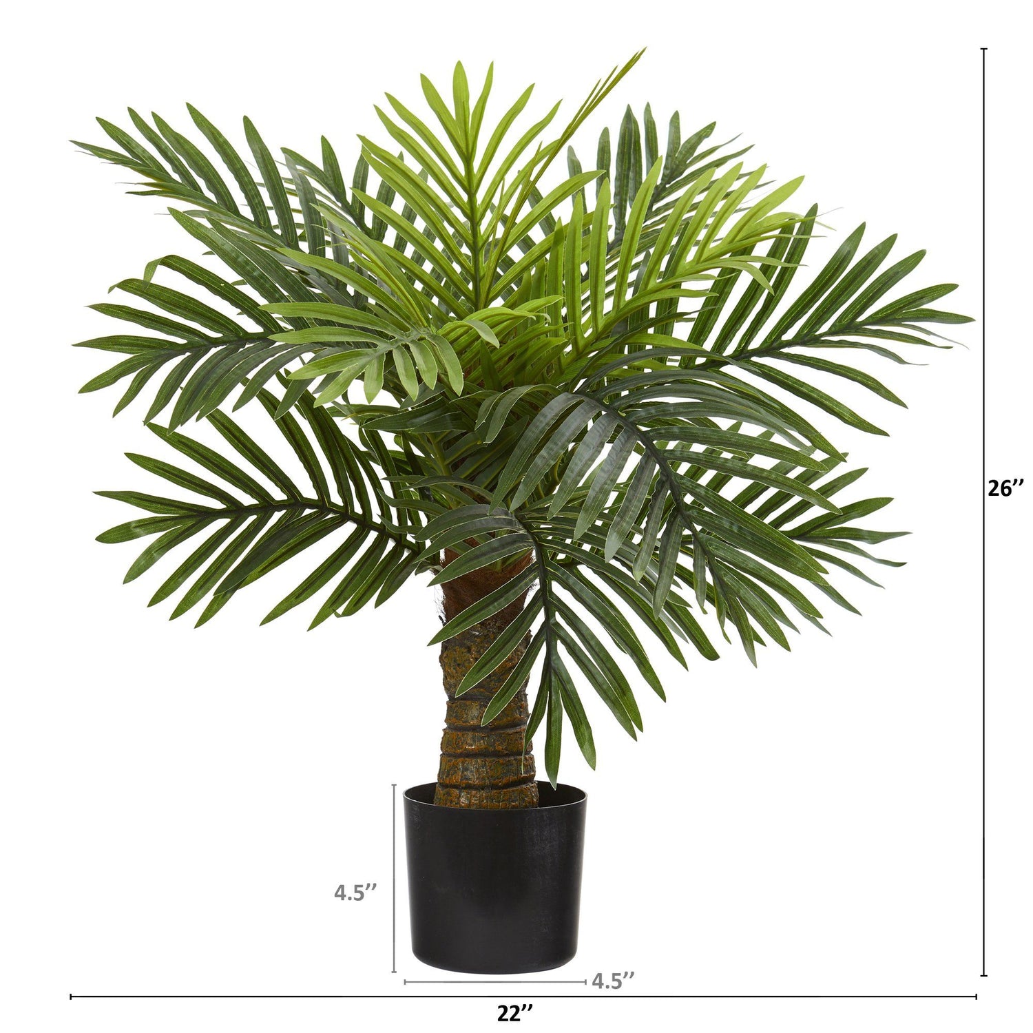 26” Robellini Palm Artificial Tree