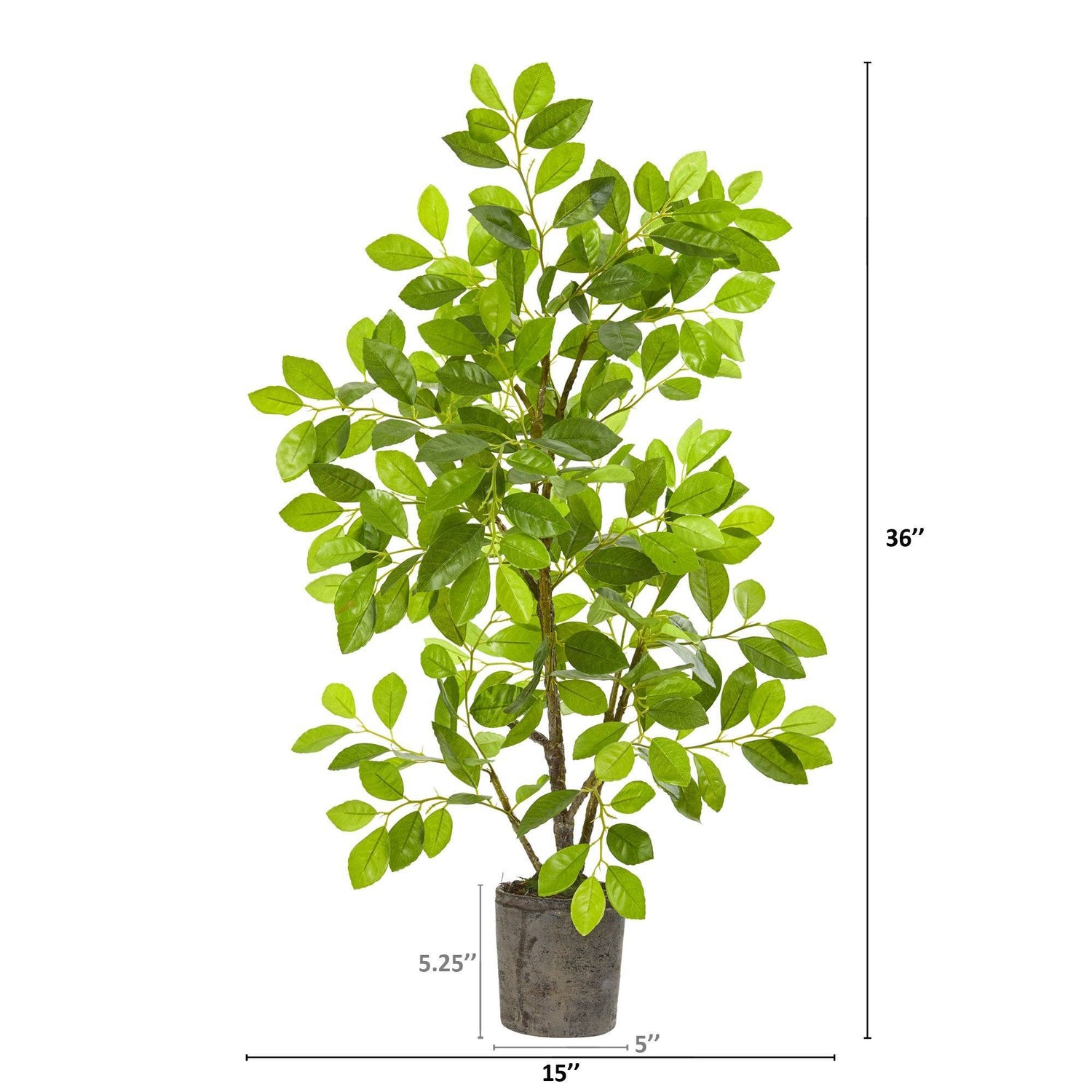 3’ Ficus Artificial Tree in Planter