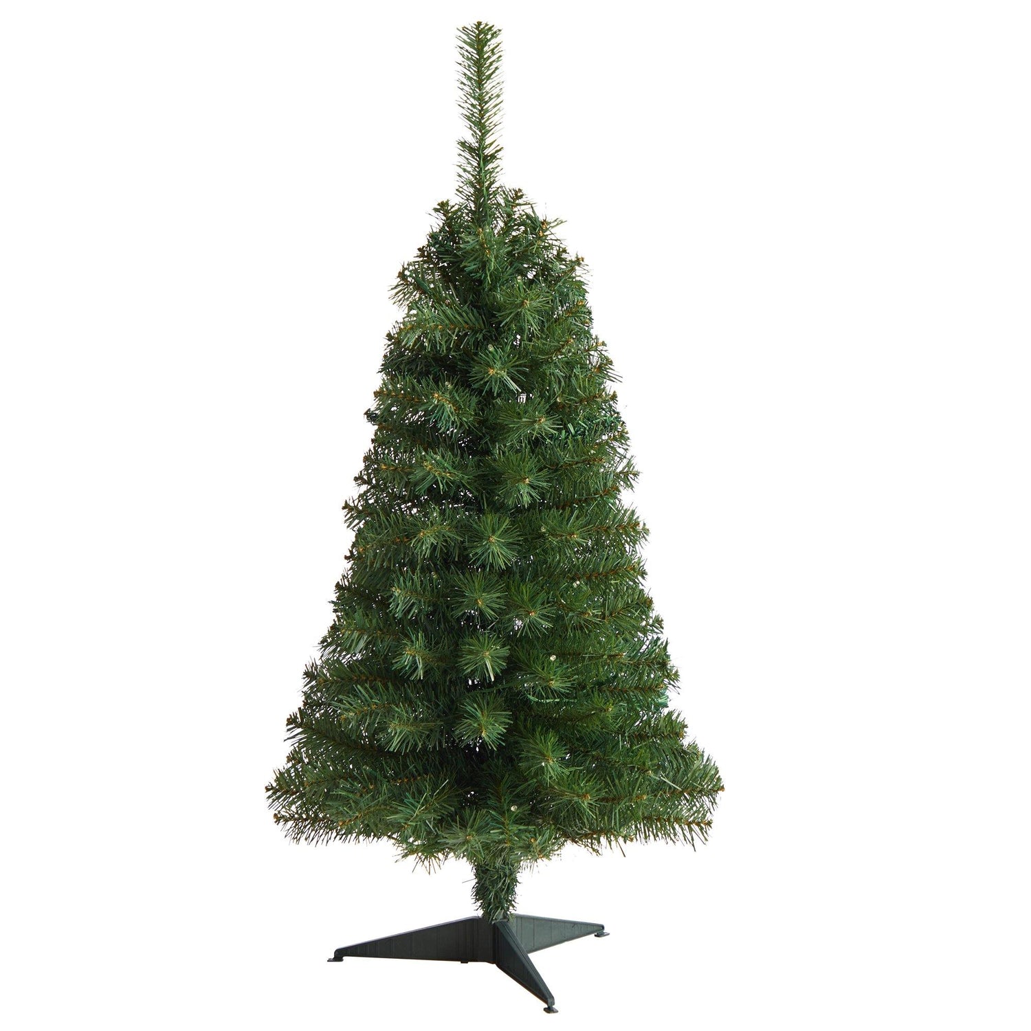 3’ Green Artificial Christmas Tree with 50 LED Lights and 118 Bendable Branches