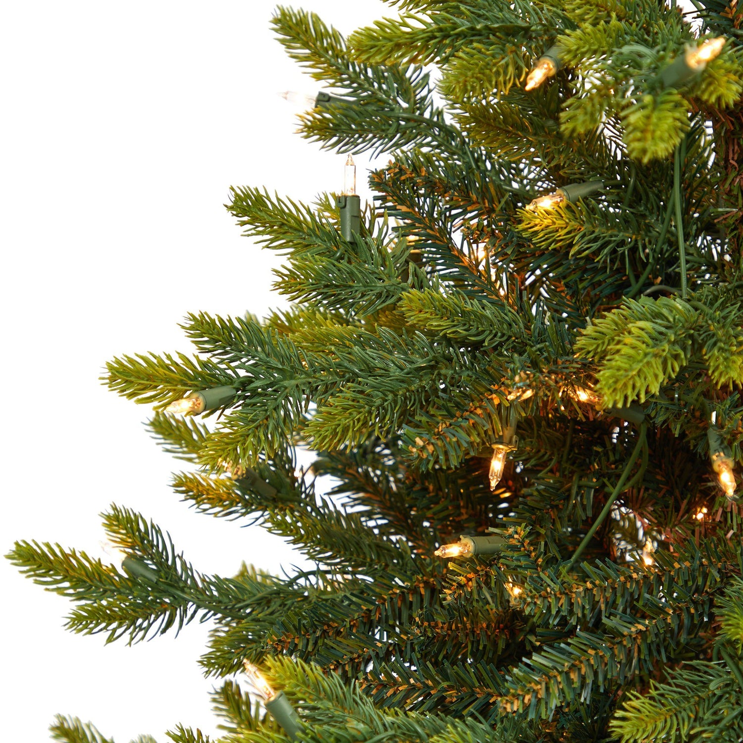 3’ North Carolina Fir Artificial Christmas Tree with 150 Clear Lights and 563 Bendable Branches