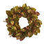 30” Fall Magnolia Leaf and Berries Artificial Wreath