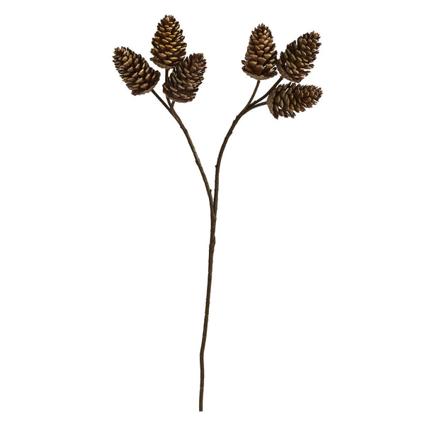 32” Pinecone Artificial Spray  (Set of 6)