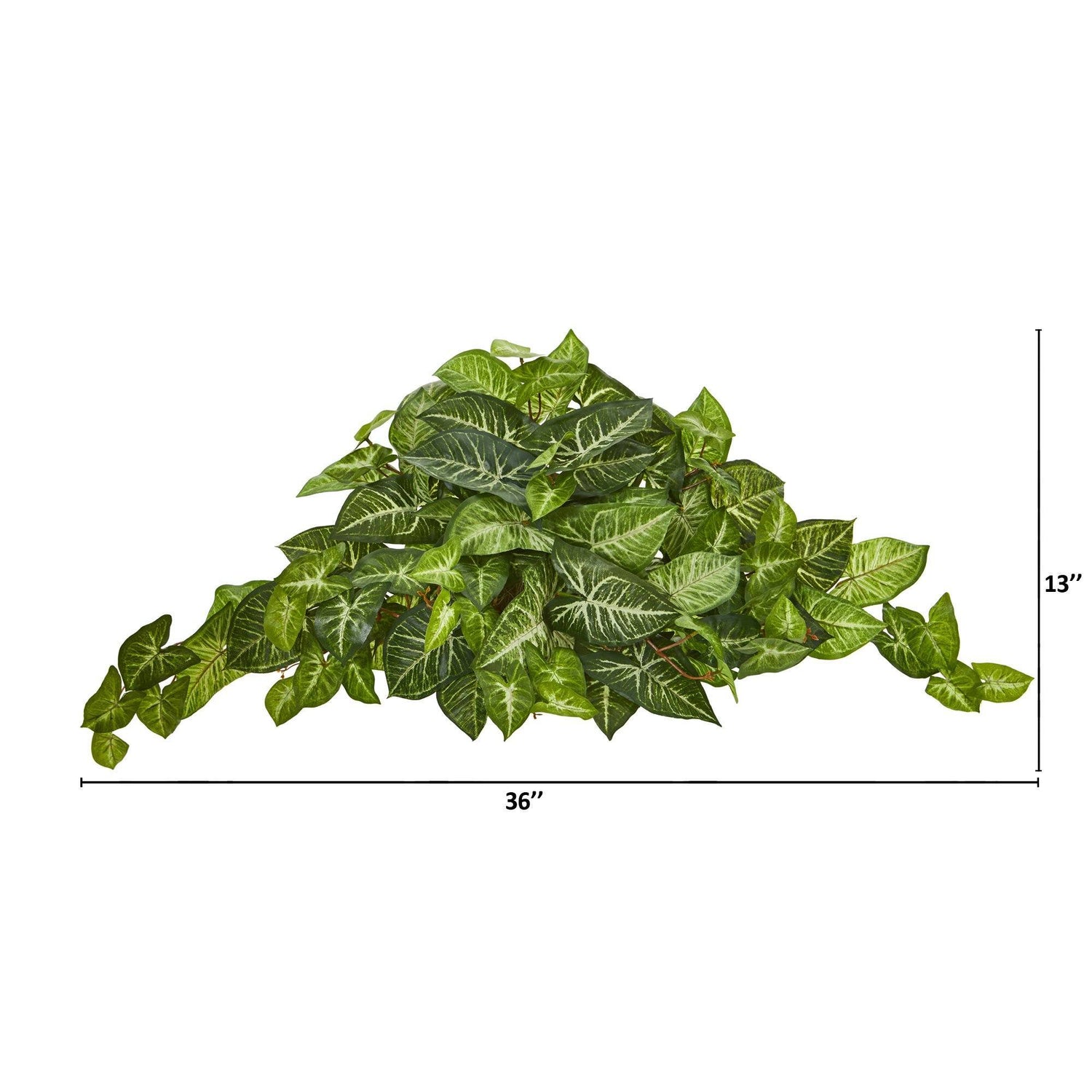 36” Nephthytis Artificial Ledge Plant