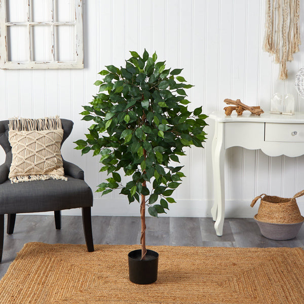 4’ Ficus Artificial Tree