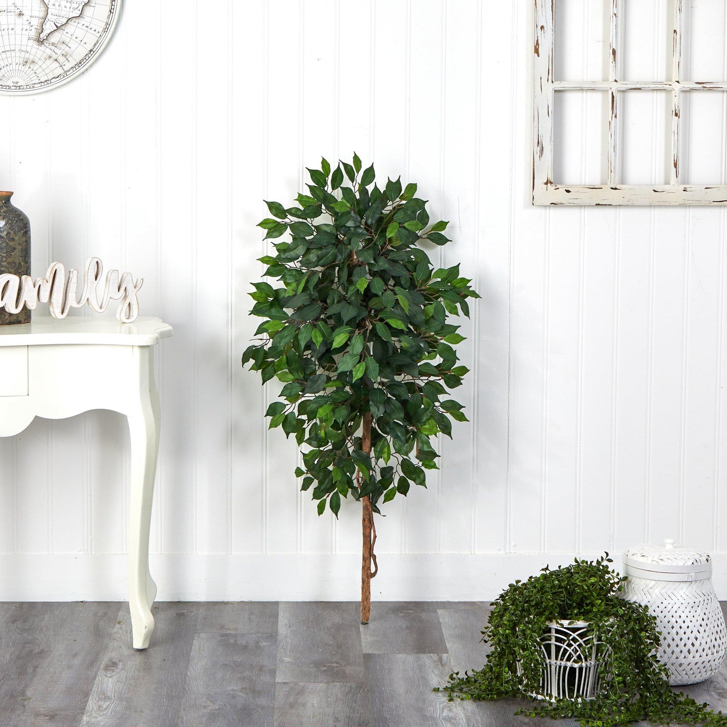 4’ Single Ficus Artificial Tree (No Pot)