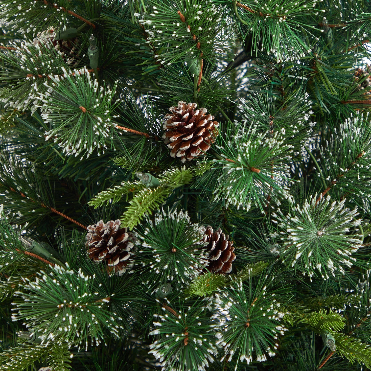 4’ Snowed Tipped Clermont Pine Artificial Christmas Tree