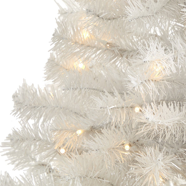 white christmas tree