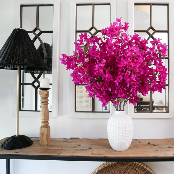 40” Artificial Purple Bougainvillea Arrangement with Vase