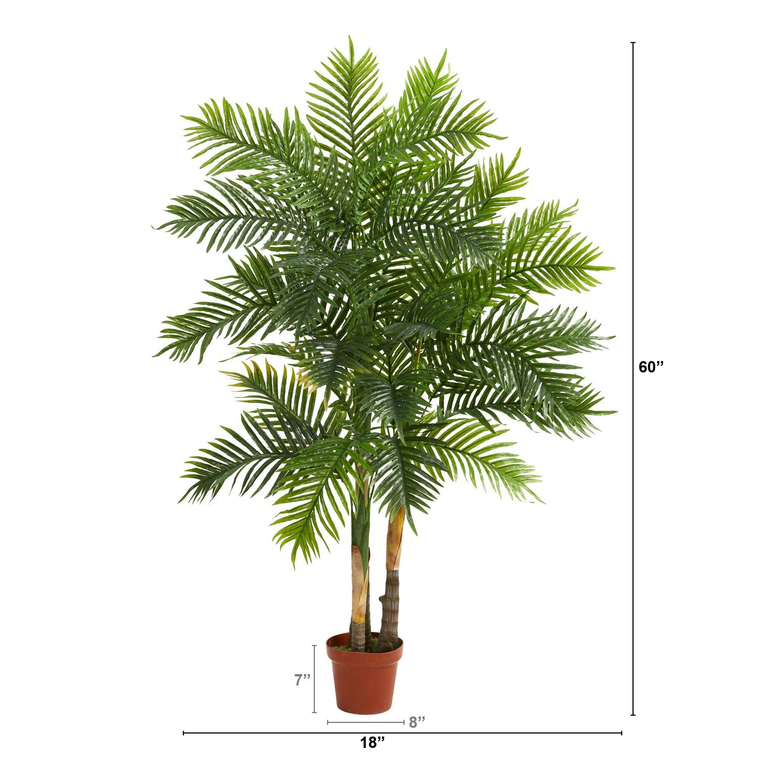 5’ Areca Palm Artificial Tree (Real Touch)