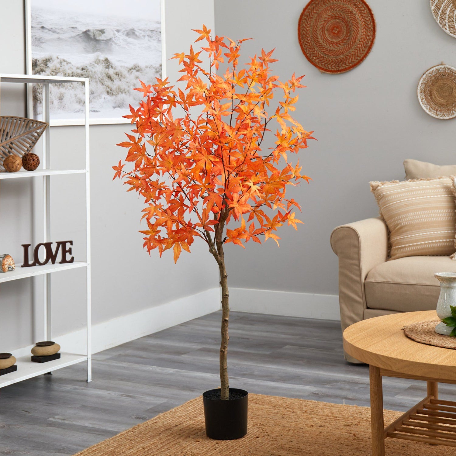 5' Autumn Maple Artificial Tree