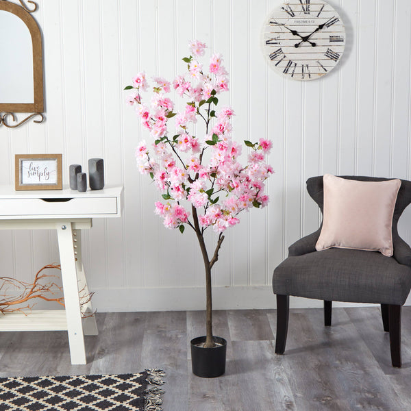 5’ Cherry Blossom Artificial Tree