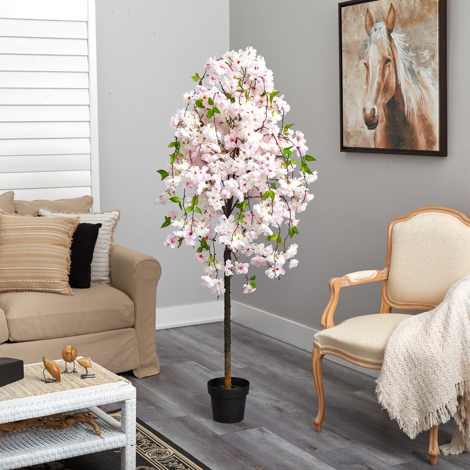 5' Artificial Cherry Blossom Tree