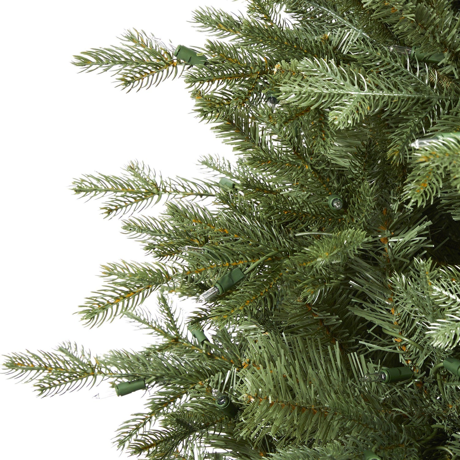 5' New Hampshire Spruce Artificial Christmas Tree with 300 Warm White Lights and 618 Bendable Branches