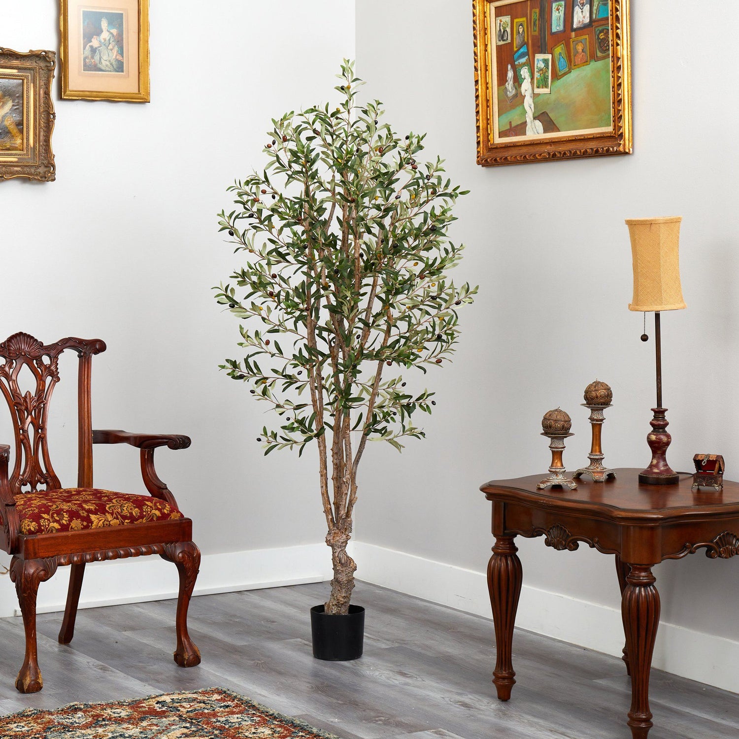 6’ Olive Artificial Tree with 1656 Leaves