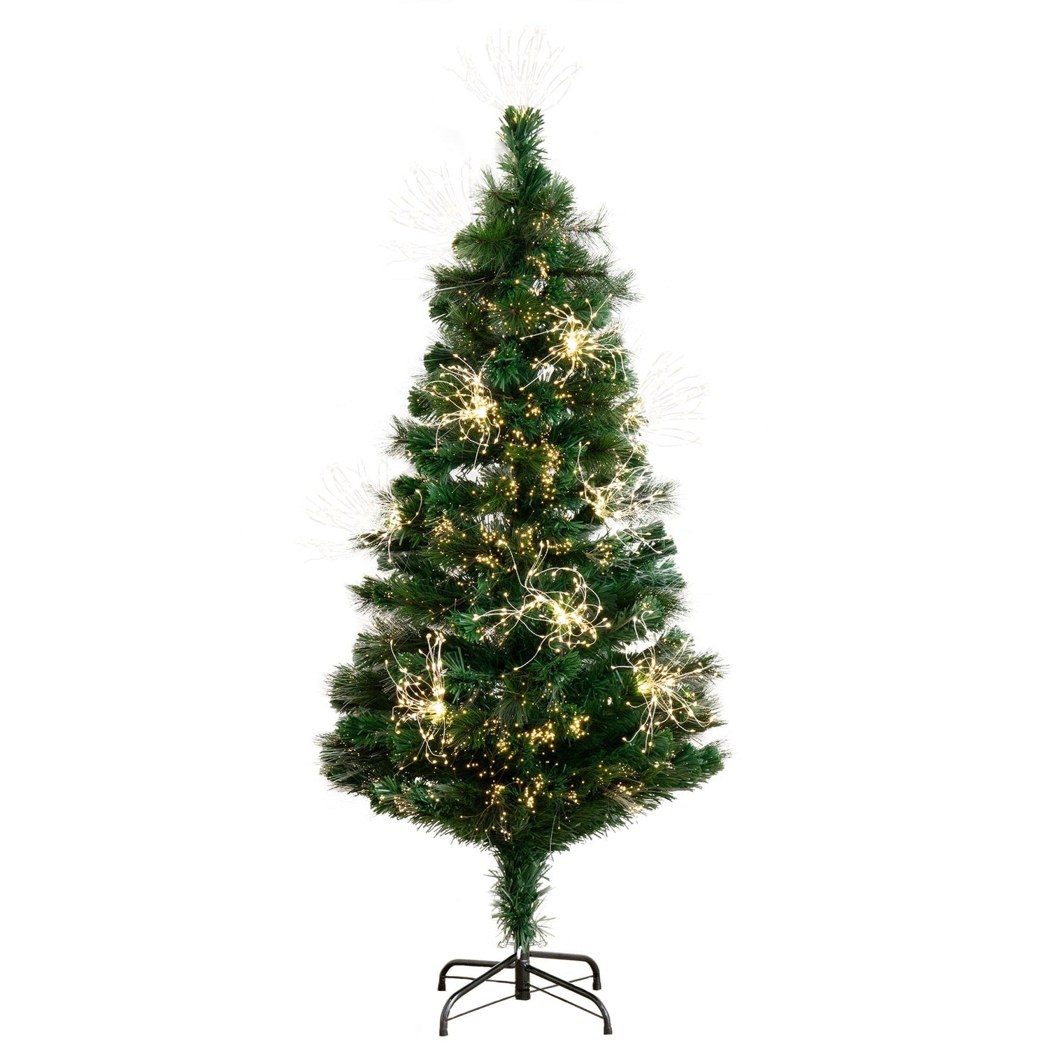 5' Pre-Lit Fiber Optic Artificial Christmas Tree with 146 Warm White LED Lights