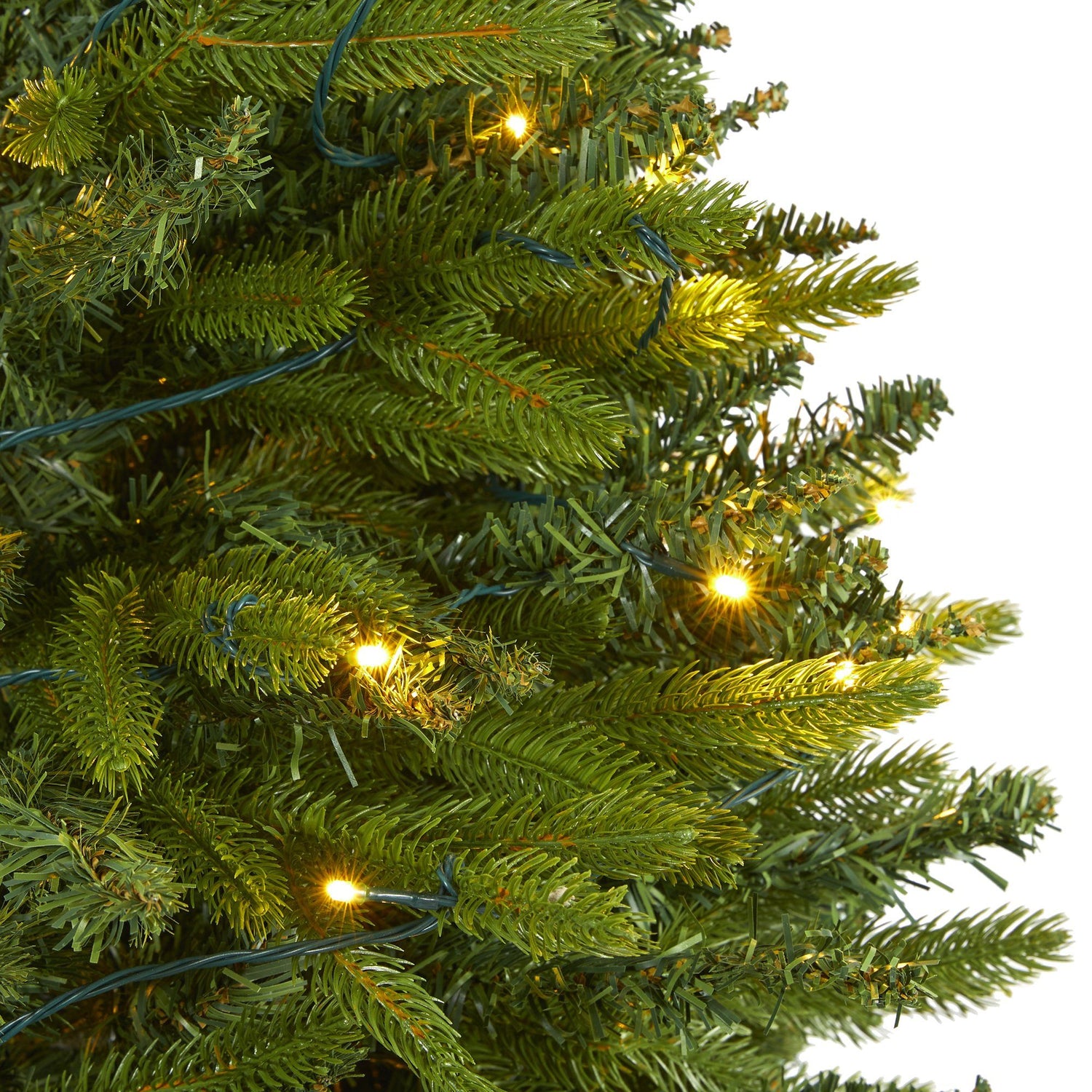 5' Sun Valley Fir Artificial Christmas Tree with 200 Clear LED Lights