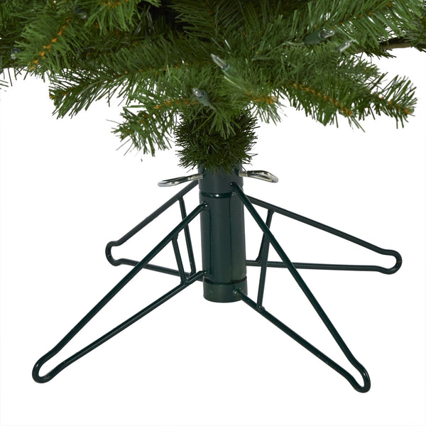 5' Vancouver Spruce Artificial Christmas Tree with 200 Warm White Lights and 461 Bendable Branches