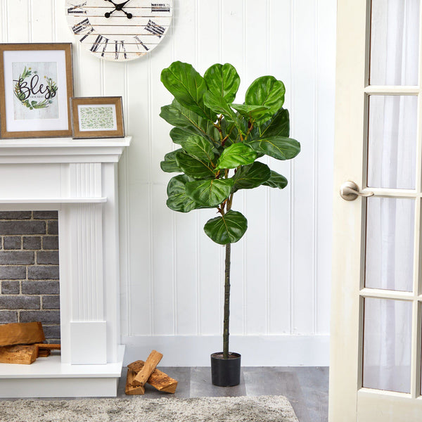 52” Fiddle Leaf Artificial Tree