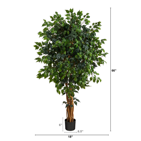 5.5’ Palace Ficus Artificial Tree