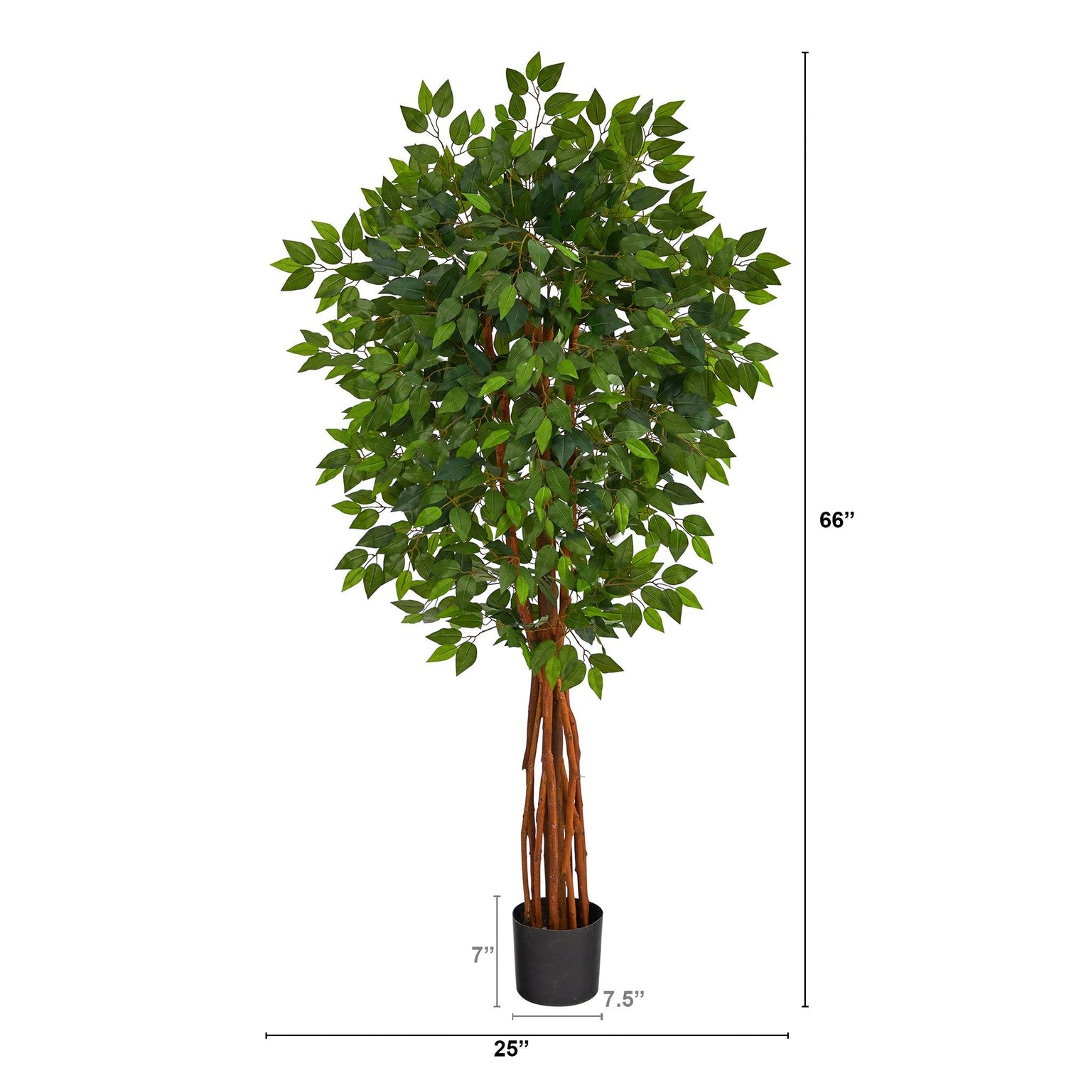 5.5’ Super Deluxe Natural Trunk Ficus Artificial Tree