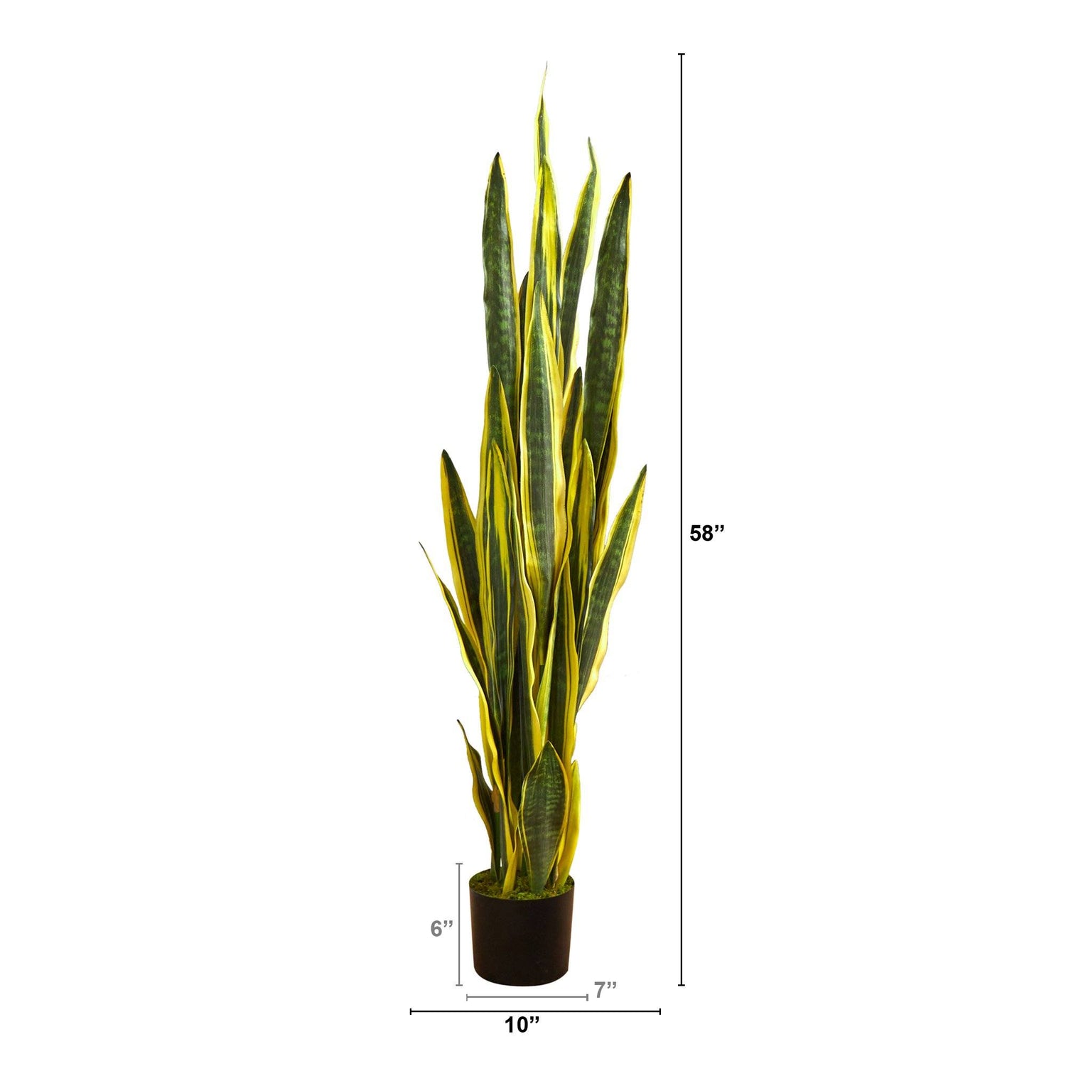 58” Sansevieria Artificial Plant