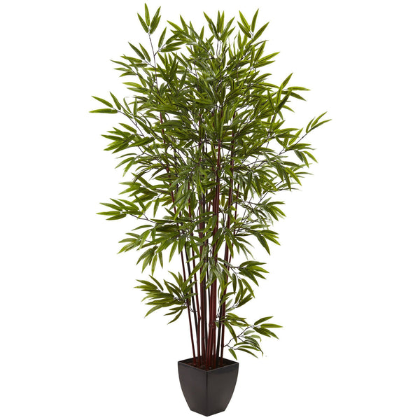 6’ Bamboo Silk Tree w/Planter