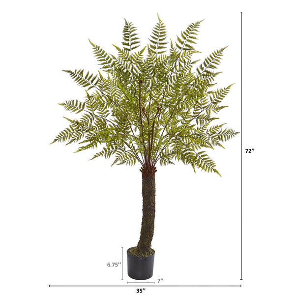 6’ Fern Artificial Plant