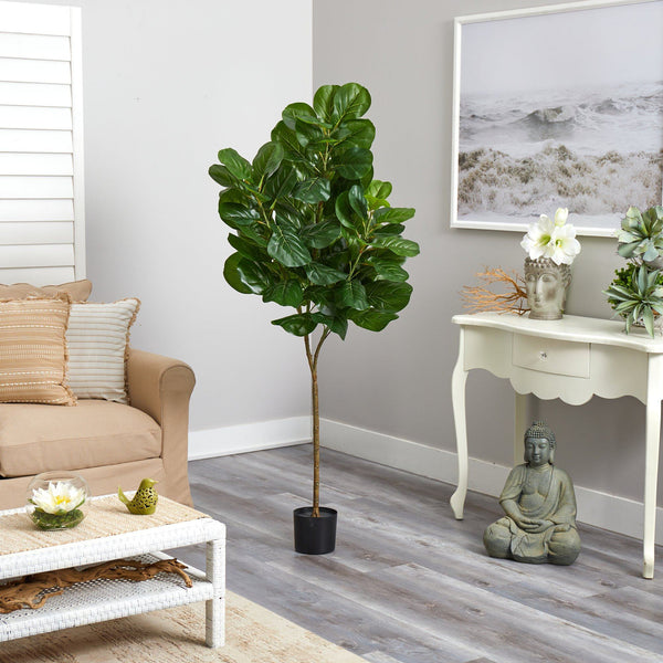 6’ Artificial Fiddle Leaf Fig Tree