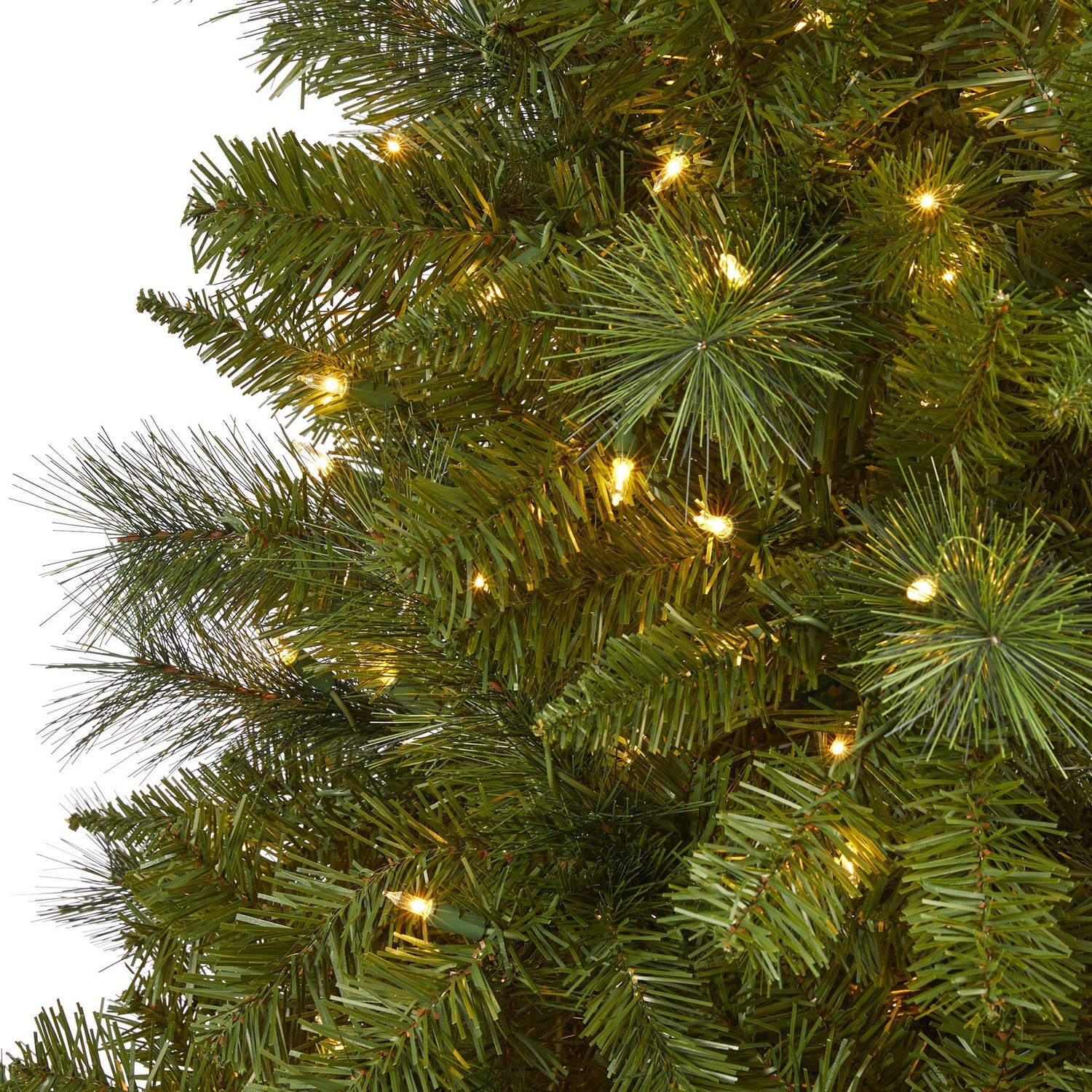 6' Mount Hood Spruce Artificial Christmas Tree with 300 Warm White Lights and 673 Bendable Branches