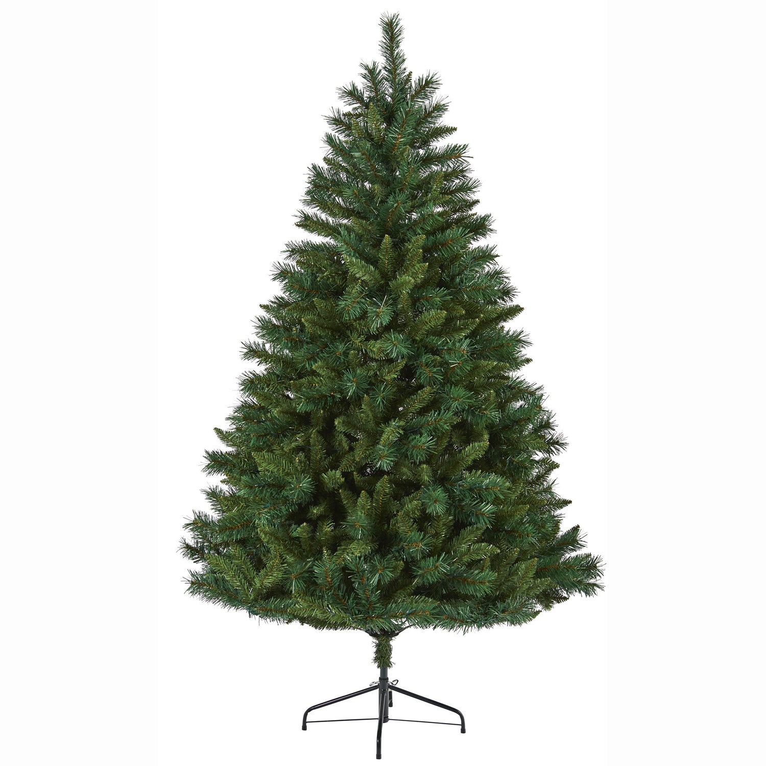 6' Rocky Mountain Mixed Pine Artificial Christmas Tree with 300 LED Lights