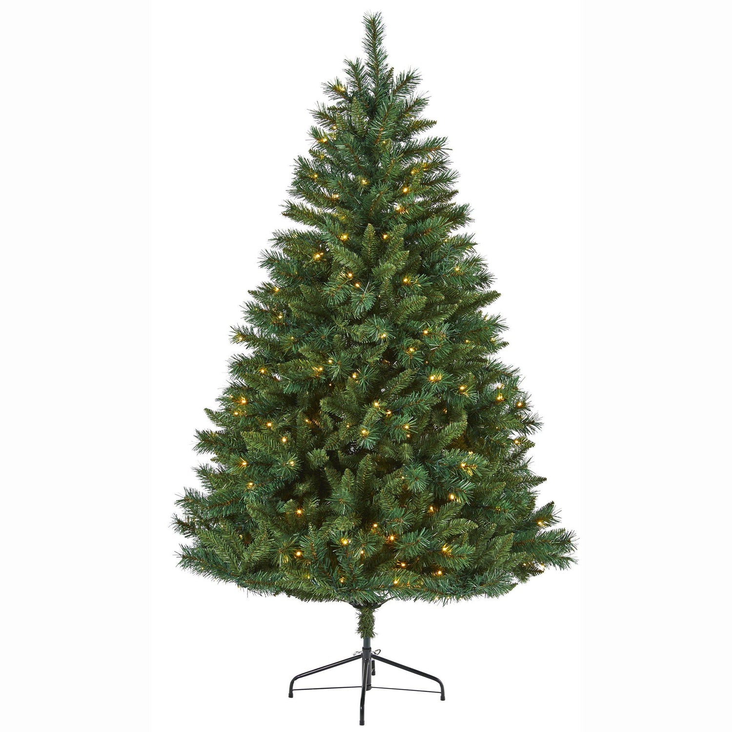 6' Rocky Mountain Mixed Pine Artificial Christmas Tree with 300 LED Lights