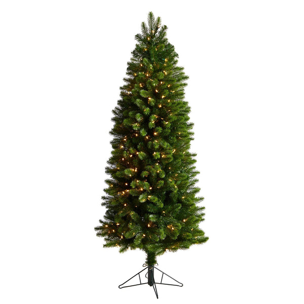 6’ Slim Virginia Spruce Artificial Christmas Tree