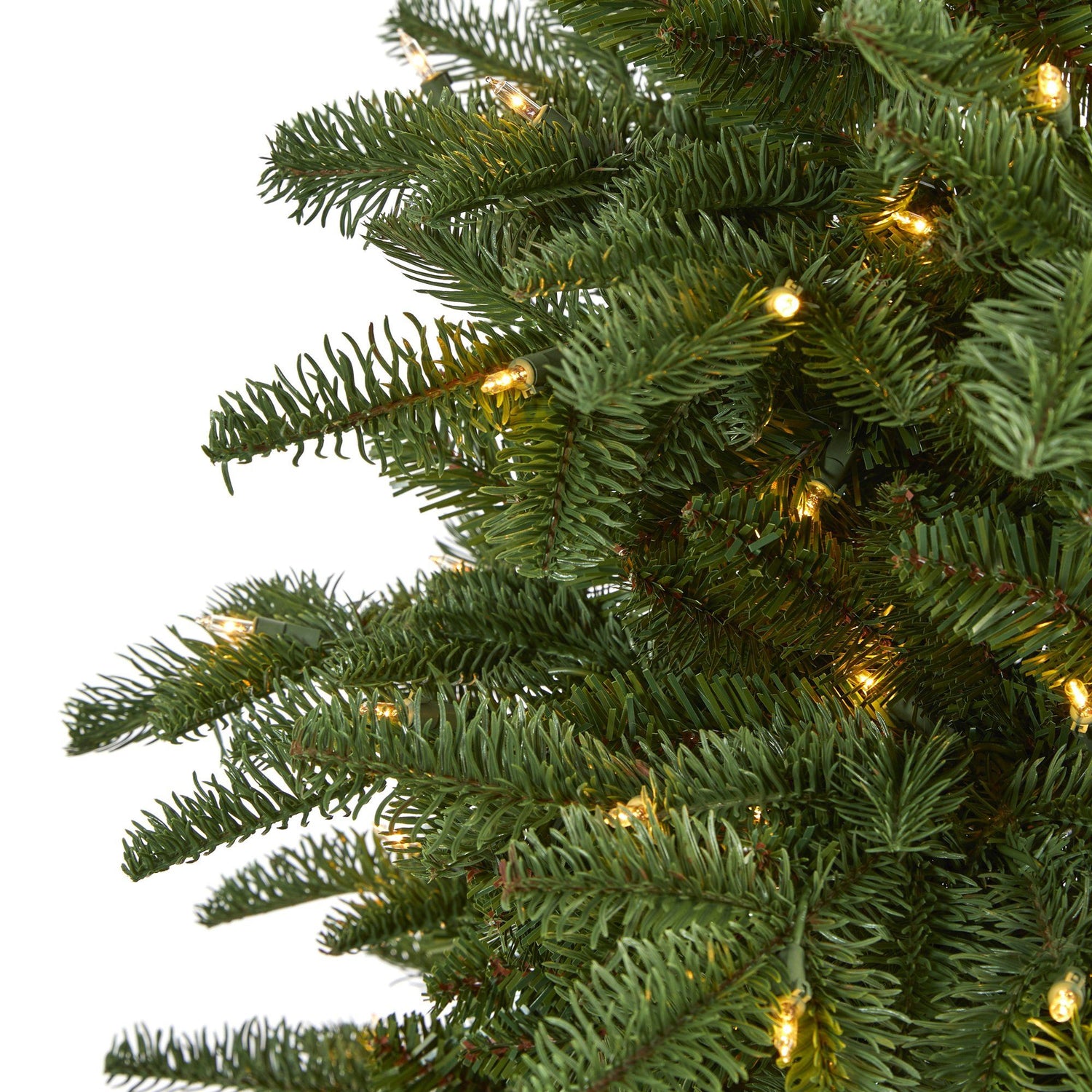 6’ South Carolina Fir Artificial Christmas Tree with 450 Clear Lights and 1598 Bendable Branches