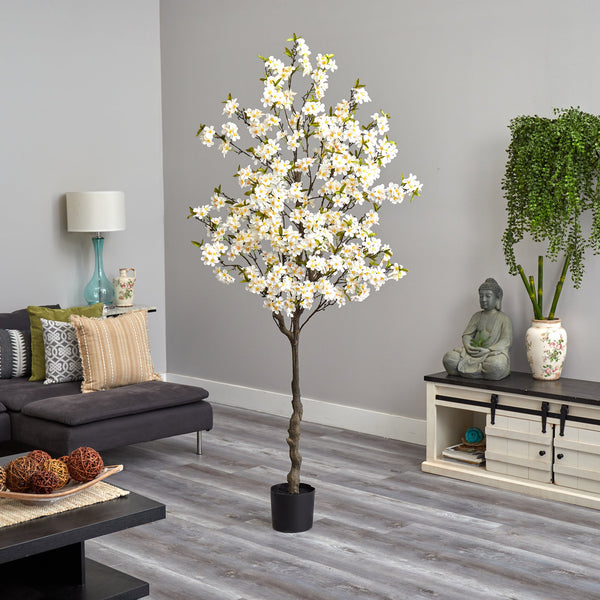 6.5’ Apple Flower Artificial Tree