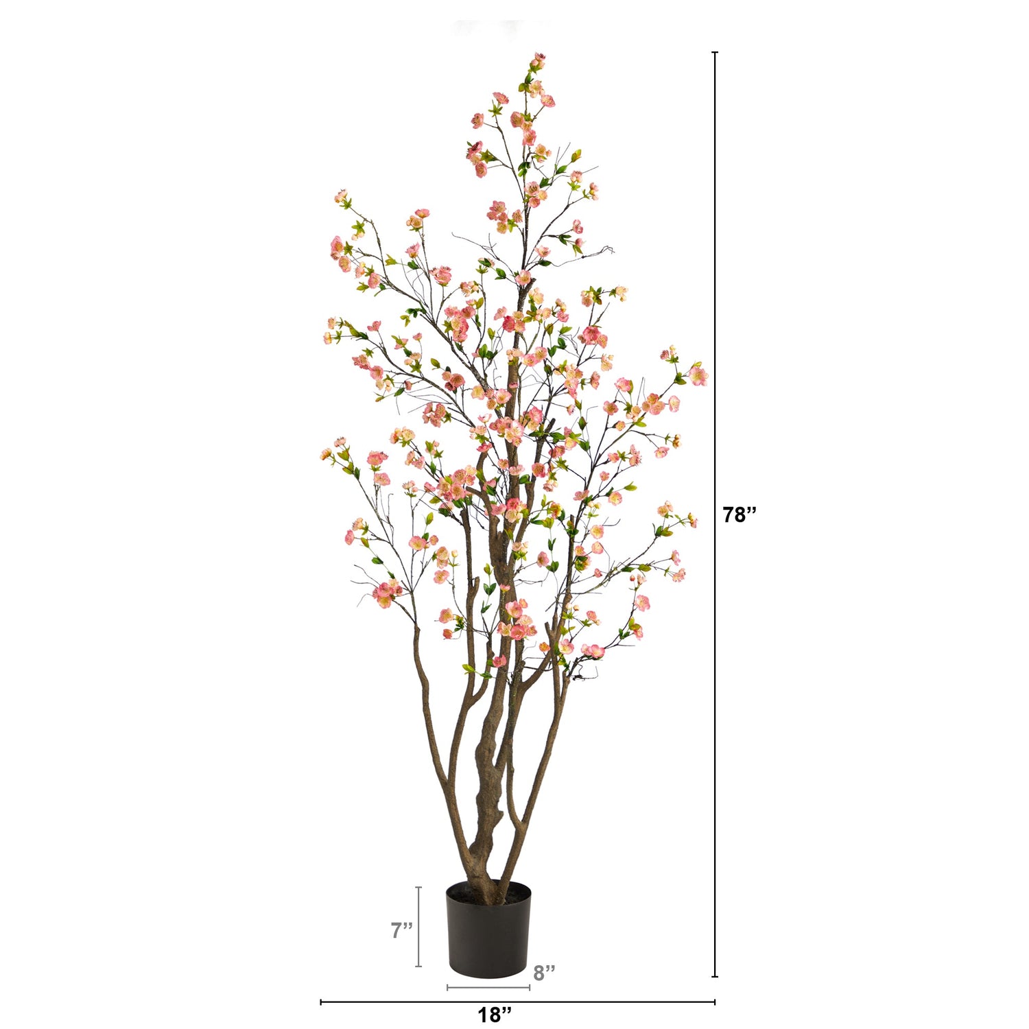 6.5’ Cherry Blossom Artificial Tree