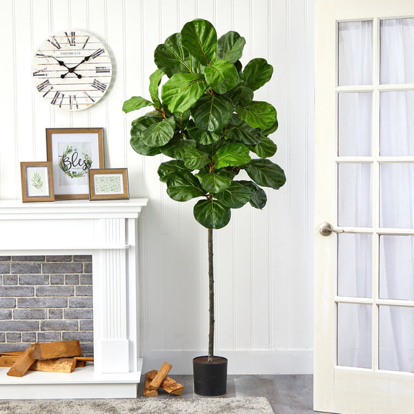 6.5’ Fiddle Leaf Artificial Tree