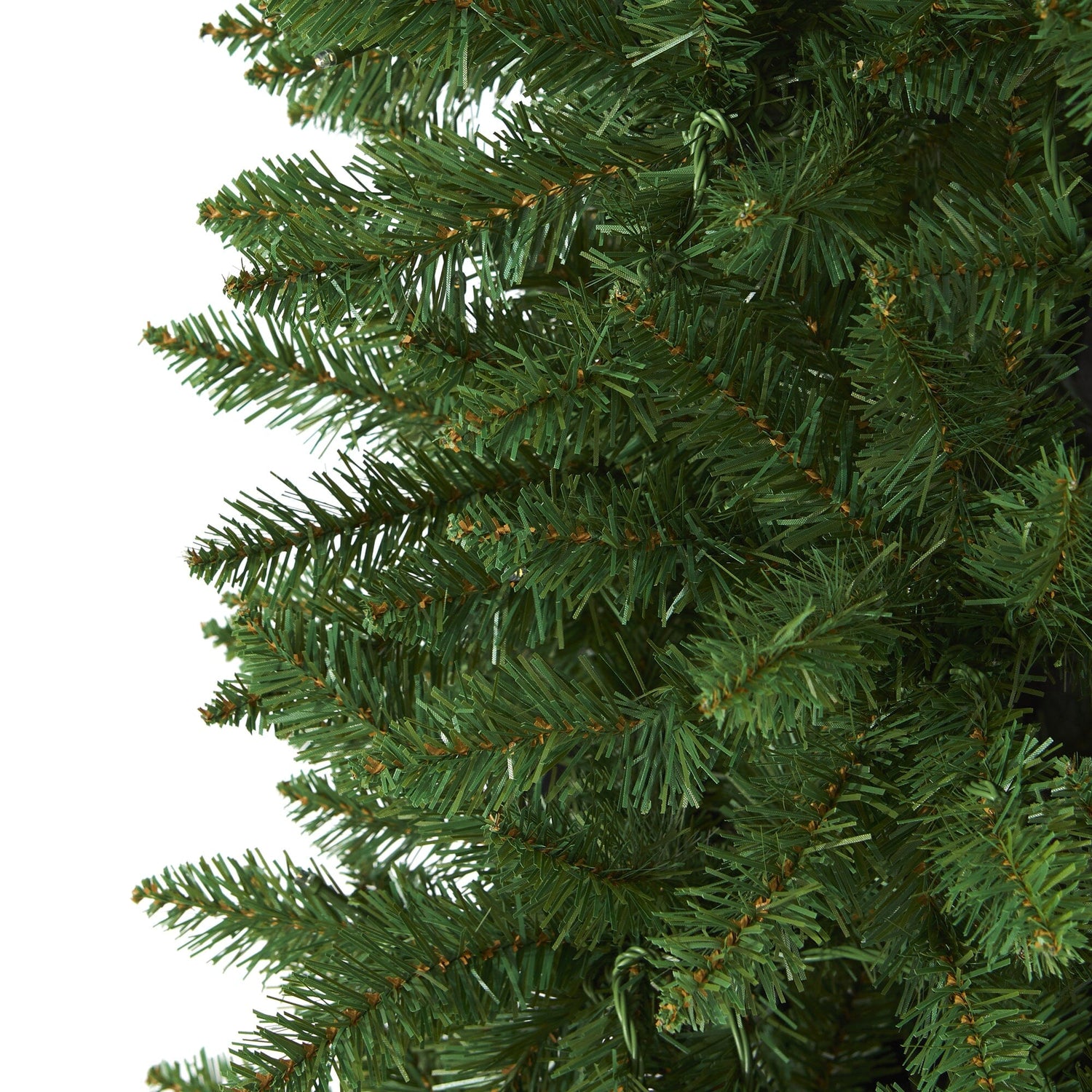 6.5’ Slim Green Mountain Pine Artificial Christmas Tree with 851 Bendable Branches