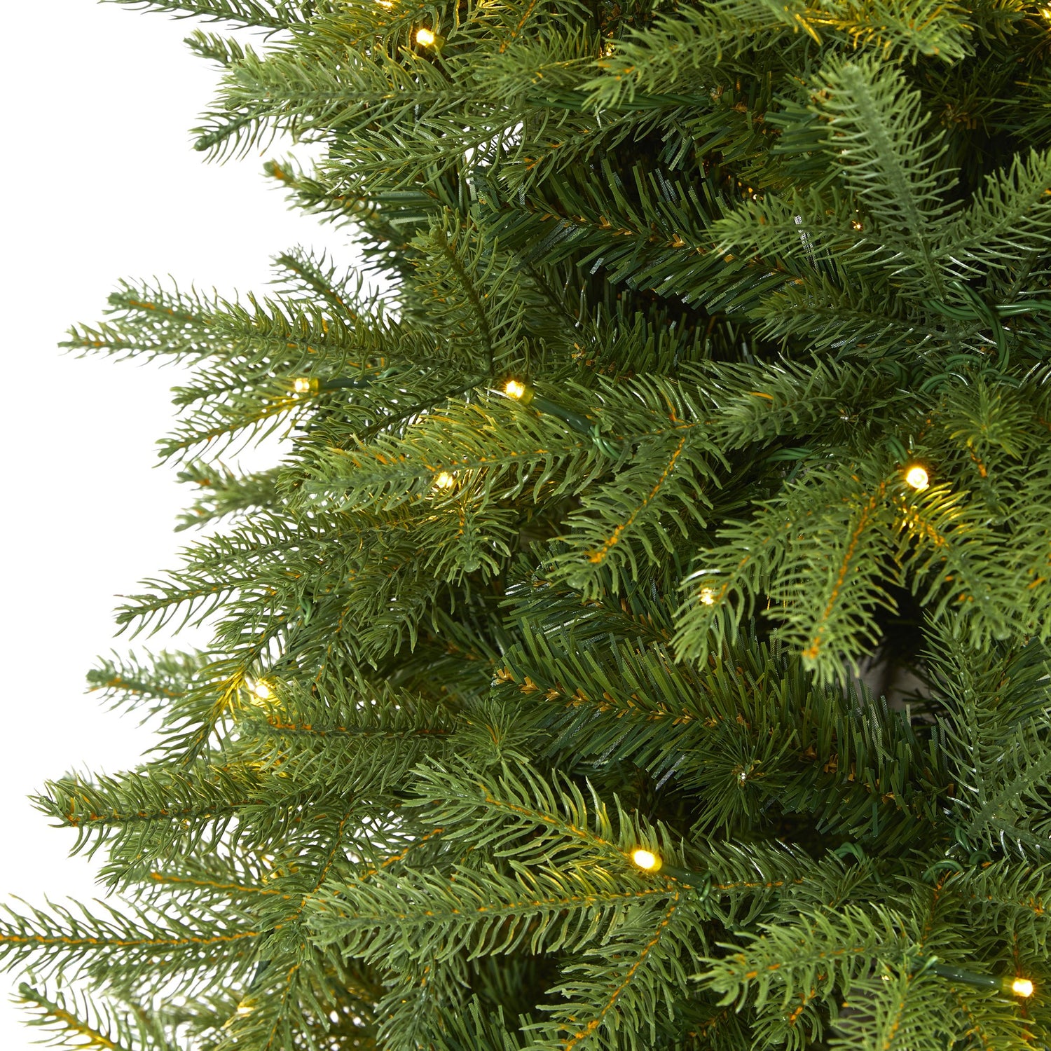 6.5’ Vancouver Fir “Natural Look” Artificial Christmas Tree with 400 Clear LED Lights and 2158 Bendable Branches