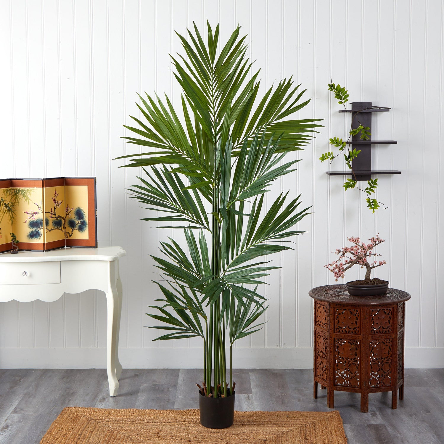 7' Artificial Kentia Palm Silk Tree